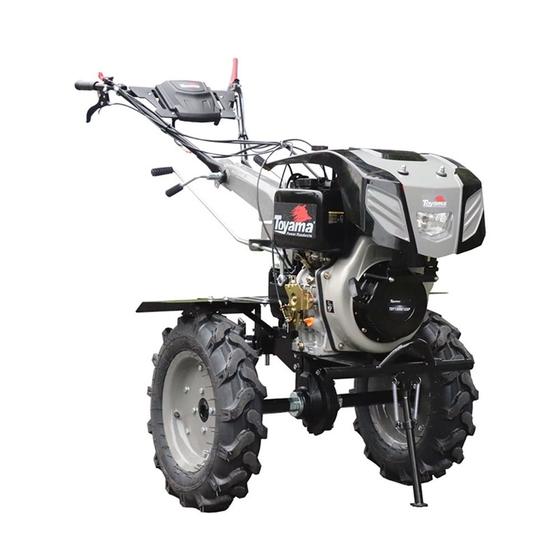 Imagem de Motocultivador Diesel Toyama Tdt135re12-xp 11hp Partida Elétrica com Rodas Farol e Cabo Ajustável