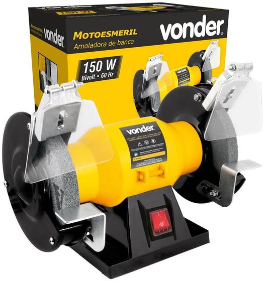 Imagem de Motoesmeril 150W Vonder Desbaste Afiador Oficina