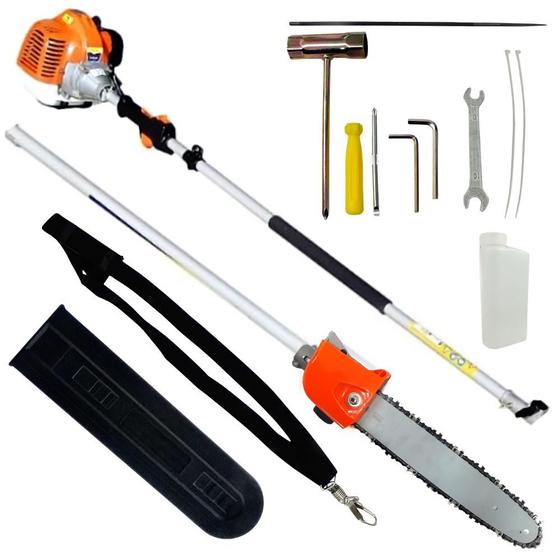 Motopodador De Galhos Profissional á Gasolina VP3300L 2T 33CC Robusta Com Extensor e Sabre de 30cm Menor preço em Motopodador De Galhos Profissional á Gasolina VP3300L 2T 33CC Robusta Com Extensor e Sabre de 30cm