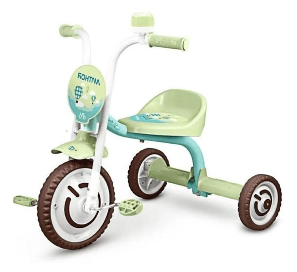 Motoquinha Para Menina Menino Bebe Verde Com Buzininha - NATHOR - Mini ...