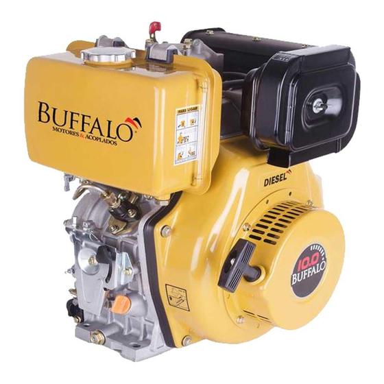Imagem de Motor a Diesel 10 cv 418 cc 3600 rpm Buffalo BFD 10
