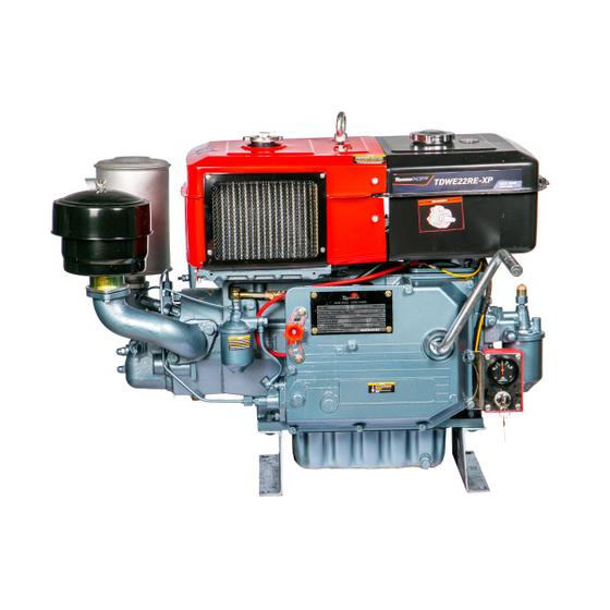 Imagem de Motor a Diesel Toyama TDWE22RE-XP 24 HP Partida Elétrica com Radiador