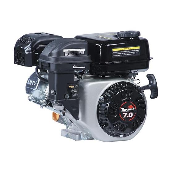 Imagem de Motor à Gasolina 7,0 HP 4 Tempos TF70 Partida Manual TOYAMA