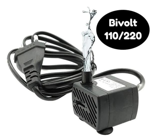 Motor Bomba Submersa Para Aquário Fontes Água Bivolt Menor preço em Motor Bomba Submersa Para Aquário Fontes Água Bivolt