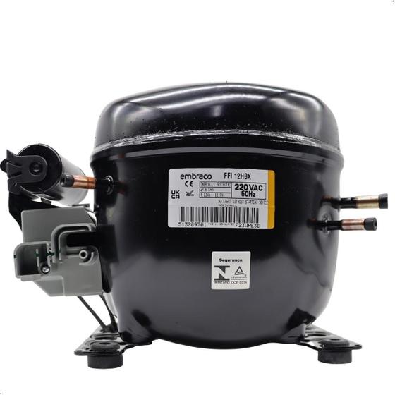 Imagem de Motor Compressor Embraco 1/3 + Ffi12Hbx R134A - 127V