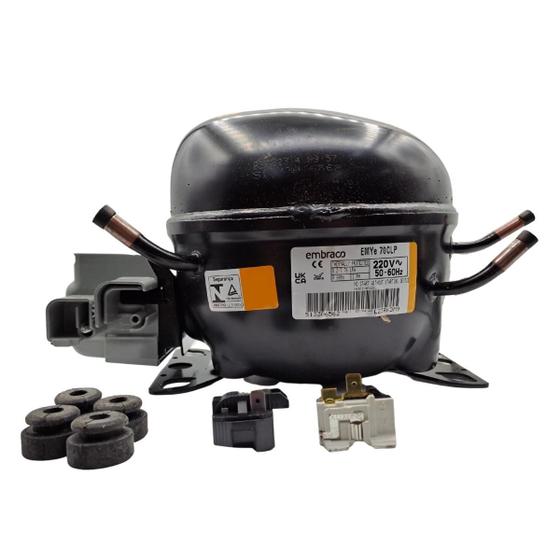 Imagem de Motor Compressor Embraco 1/5 HP R600 EMYe70CLP 220V