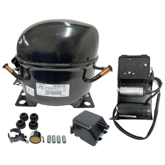 Imagem de Motor Compressor Embraco 3/4 HP R422D NEU6214E 220V