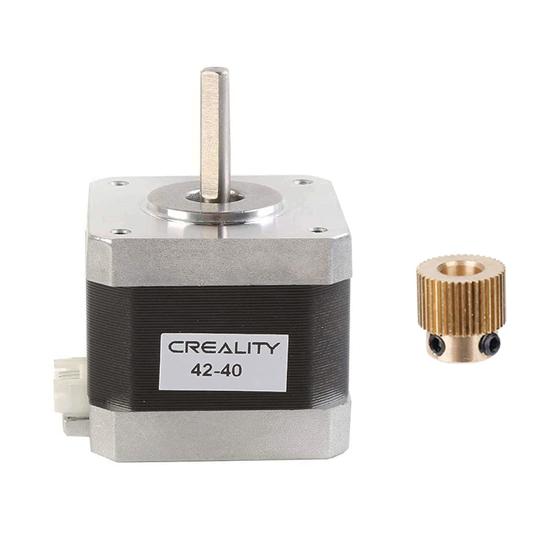 Imagem de Motor de passo com engrenagem extrusora para impressora 3D Creality 42-40