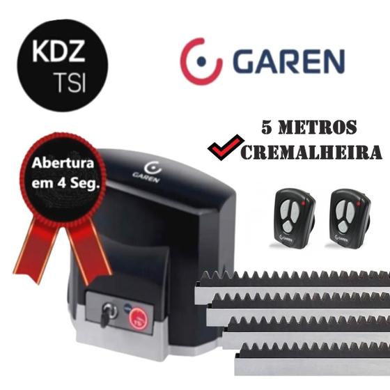 Imagem de Motor De Portão Deslizante Kdz Tsi Light 4 Seg 5 Metros crem