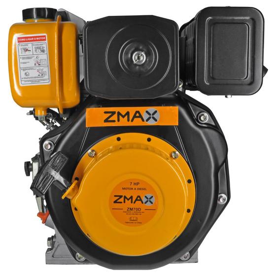 Imagem de Motor Diesel 7CV 4 Tempos Partida Manual ZM70D ZMAX