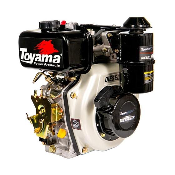 Imagem de Motor Diesel Toyama 5.5HP 247cc eixo 1 Part.Manual TDE55TBXP