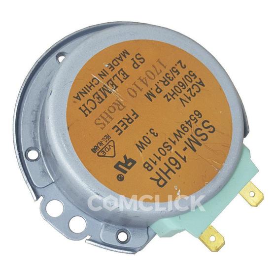 Imagem de Motor do Prato Giratório SSM-16HR / GM-16-2F302 21V Micro-ondas LG MS3044L, MS3049L, MS3057Q