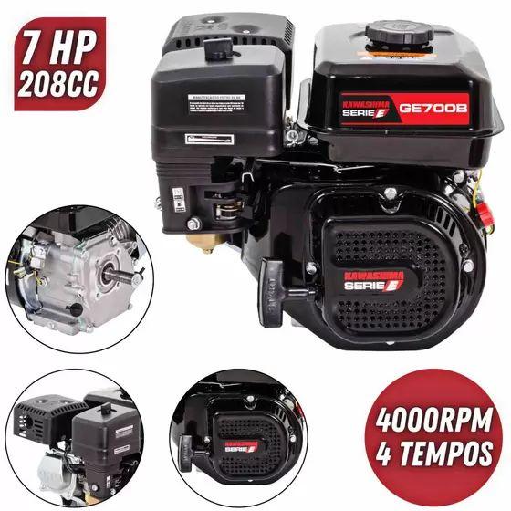 Imagem de Motor Estacionário Kawashima GE700B Gasolina 4T com Partida Manual