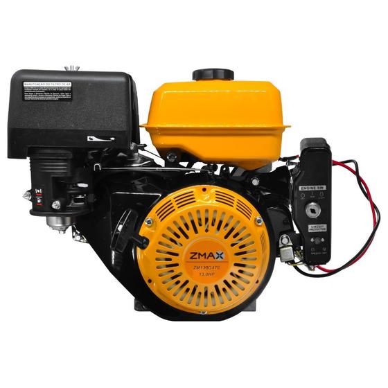 Imagem de Motor Gasolina 13CV 4 Tempos Partida Elétrica ZM130G4TE ZMAX