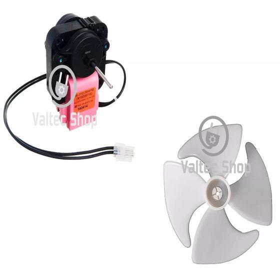 Motor + Hélice Ventilador Geladeira Brastemp Consul (Original) Menor preço em Motor + Hélice Ventilador Geladeira Brastemp Consul (Original)
