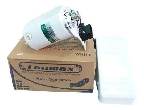 Imagem de Motor Lanmax Para Doméstica 100w Singer Elgin Vigorelli 110V BRANCO