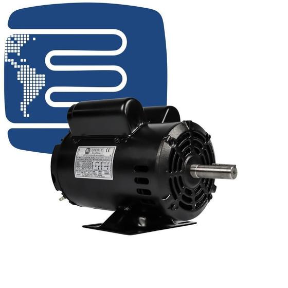 Imagem de Motor Monofásico Serra Circular 3Cv Alta Rotação Com Polia