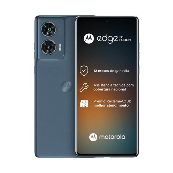 Celular Smartphone Motorola Edge 50 Fusion 256gb Azul - 1 Chip