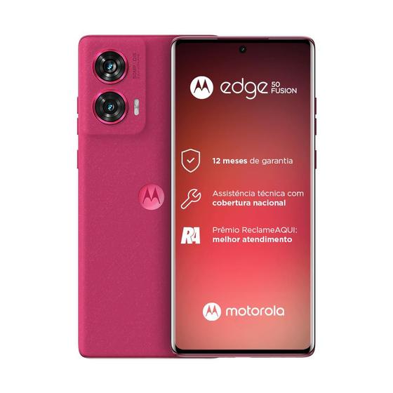 Celular Smartphone Motorola Edge 50 Fusion 256gb Rosa - 1 Chip