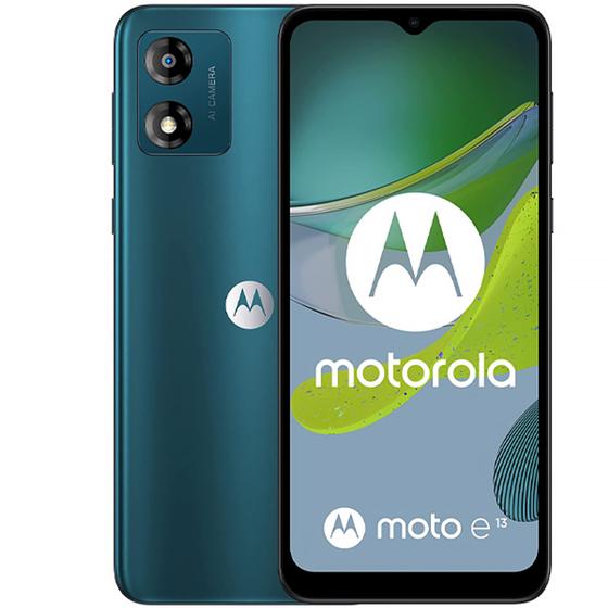Celular Smartphone Motorola Moto E13 Xt2345 64gb Verde - Dual Chip