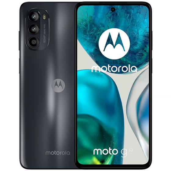 Imagem de Motorola Moto G52 XT2221-1 Dual SIM de 256GB / 6GB RAM de 6.6" 50 + 8 + 2MP / 16MP - Charcoal Grey