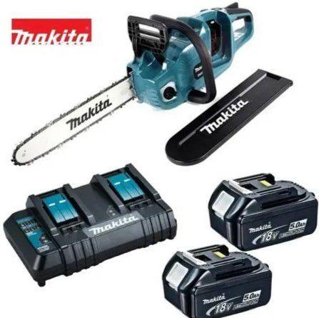 Motosserra A Bateria Makita Duc353zc + 2bl1850+1 Dc18sh Menor preço em Motosserra A Bateria Makita Duc353zc + 2bl1850+1 Dc18sh