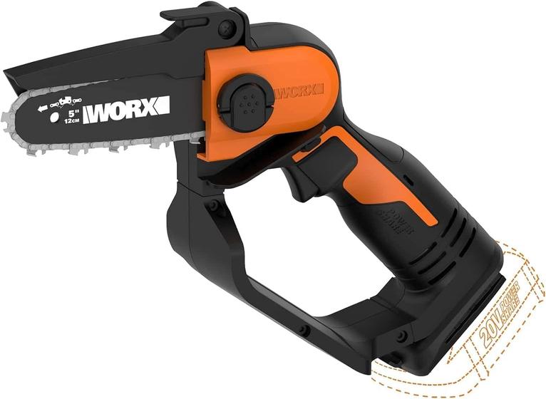 Imagem de Motosserra WORX WG324.9 20V sem Fio - 1,8kg com Bateria