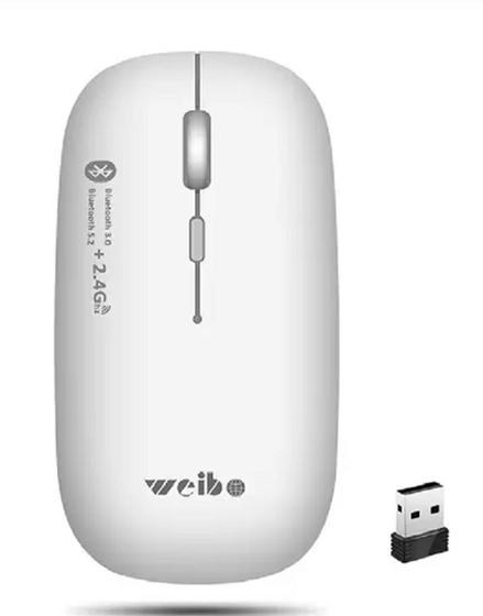 Mouse 2 Em 1 Bluetooth Wireless Computador Notebook Game Menor preço em Mouse 2 Em 1 Bluetooth Wireless Computador Notebook Game
