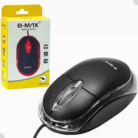 Imagem de Mouse B-MAX Preto Modelo BM-611