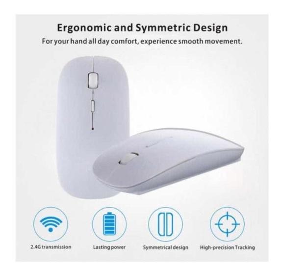Imagem de Mouse Bluetooth 3.0 E Wireless Compatível Windows/mac.