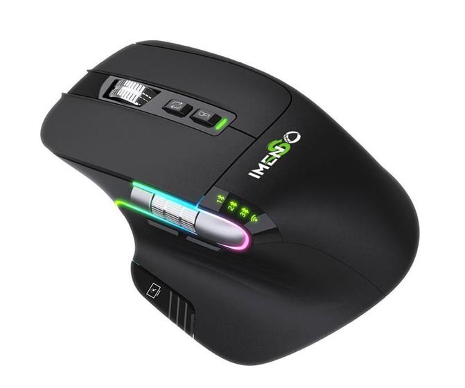 Imagem de Mouse Bluetooth Com E Sem Fio Led 3200Dpi