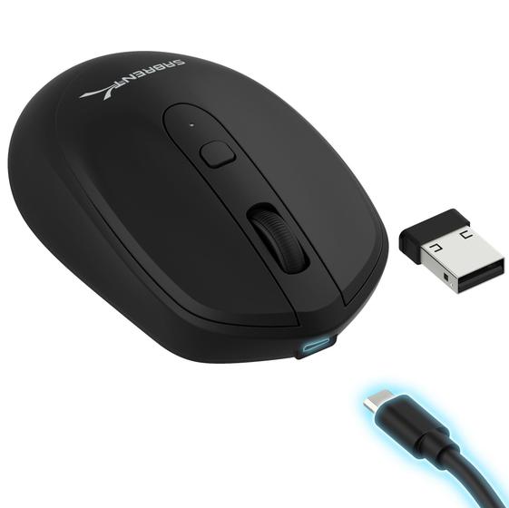 Imagem de mouse Bluetooth  preto
