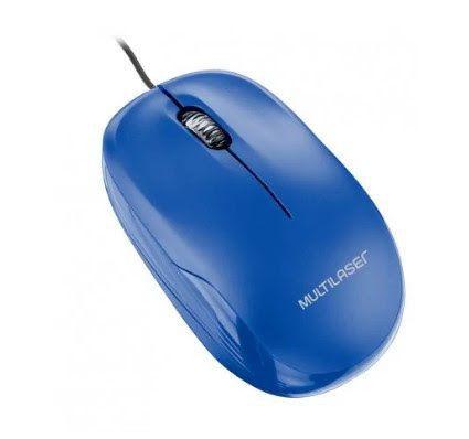Imagem de Mouse box optico azul usb mo293