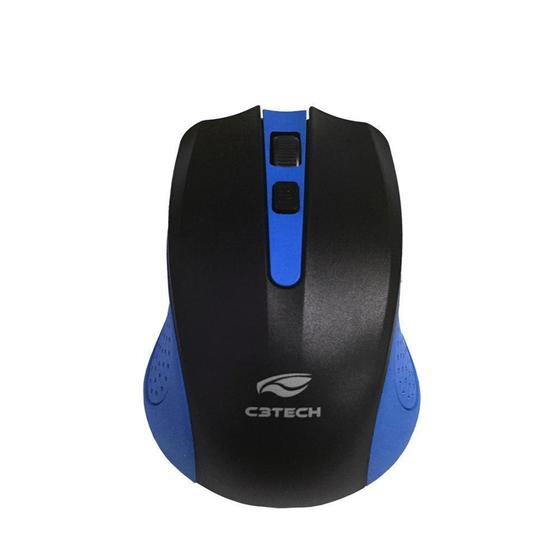 Imagem de Mouse C3 Tech Sem Fio USB Azul - M-W20BL