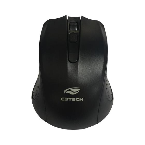 Imagem de Mouse C3Tech Sem Fio USB Preto - M-W20BK