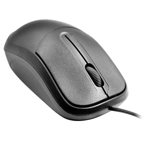 Imagem de Mouse Com Fio C3 Tech MS-35BK Preto 1000DPI
