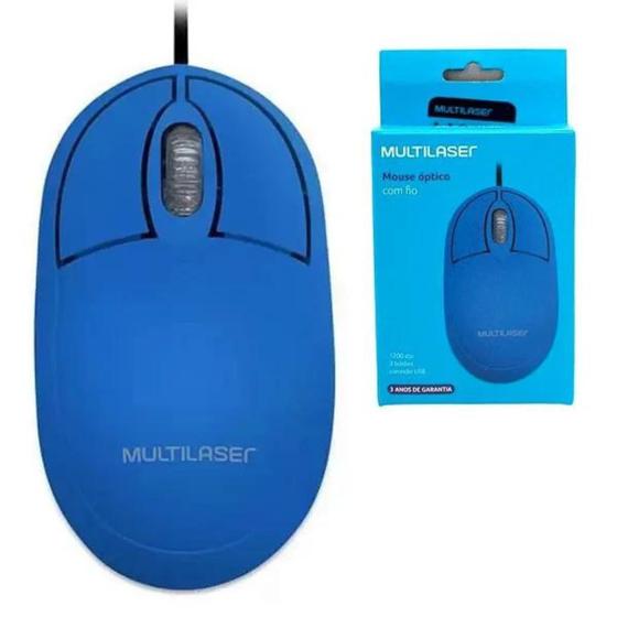 Mouse Óptico Led Classic Mo305 Multilaser
