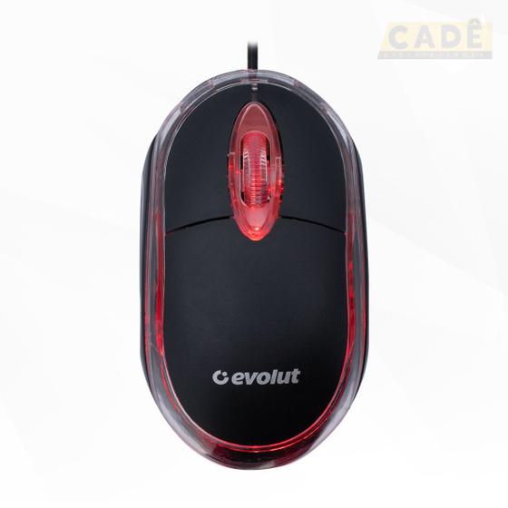 Mouse Óptico Led Eo101 Evolut