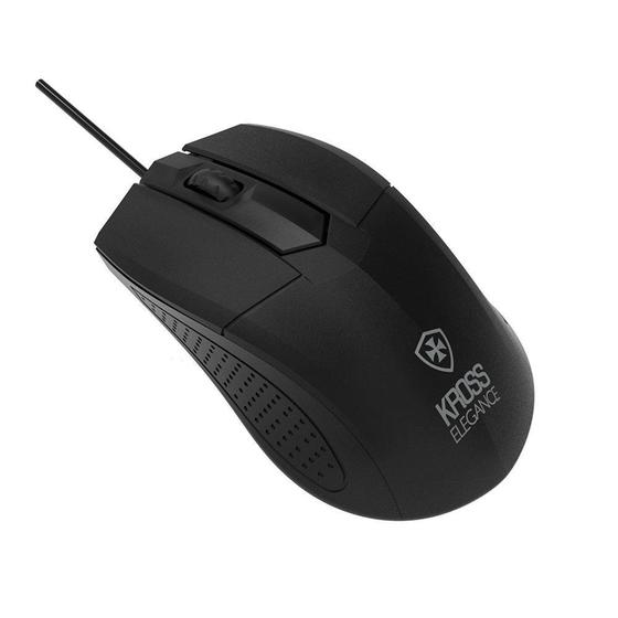Imagem de Mouse com Fio Kross, USB, 1.000Dpi, Preto - KE-M108 - Kross Elegance