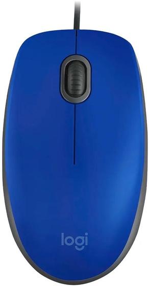 Imagem de Mouse com Fio Logitech M110 Silent 910-006662 Azul