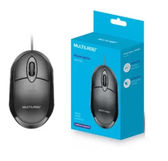 Imagem de Mouse com fio MF100 USB 1200dpi MO300