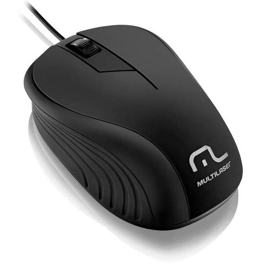 Imagem de Mouse com fio multi mf300 usb 1200dpi 3bot.erg.pto. - mo222