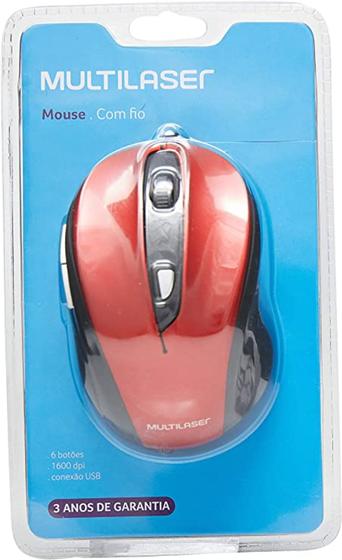 Imagem de MOUSE  COM FIO MULTILASER Mo243