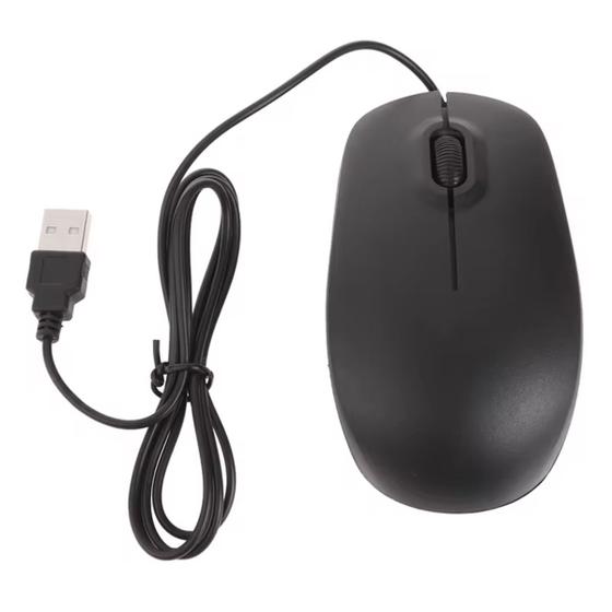 Imagem de Mouse Com Fio Simples Usb Óptico Rápido E Preciso - 1,2m