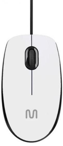 Imagem de Mouse Com Fio Usb Branco 1200 Dpi Mo389 - Multi