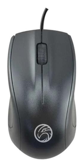 Imagem de Mouse Com Fio Usb Brazil Pc Preto