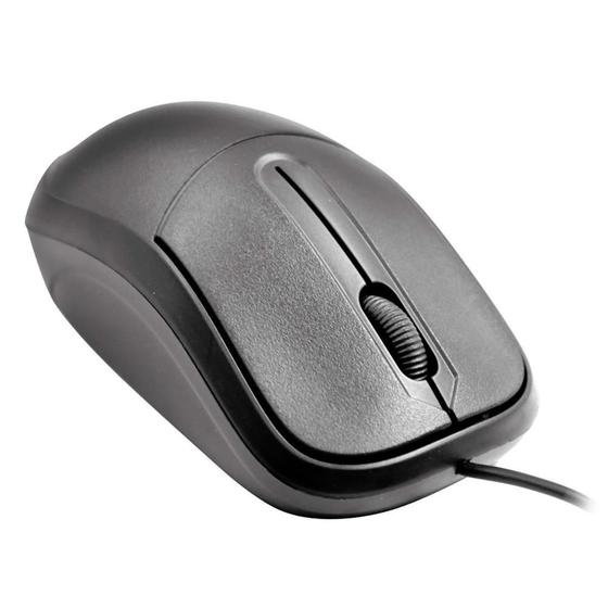 Imagem de Mouse Com Fio USB C3tech Preto Básico MS-35BK