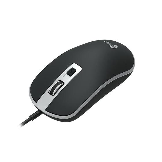 Imagem de Mouse Com Fio USB Lecoo MS104 2000 DPI