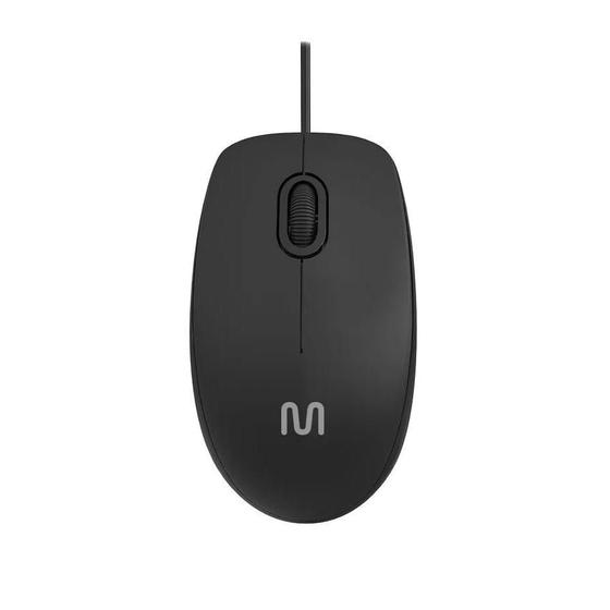 Imagem de Mouse Com Fio Usb Mo386 Preto 1200Dpi Multilaser