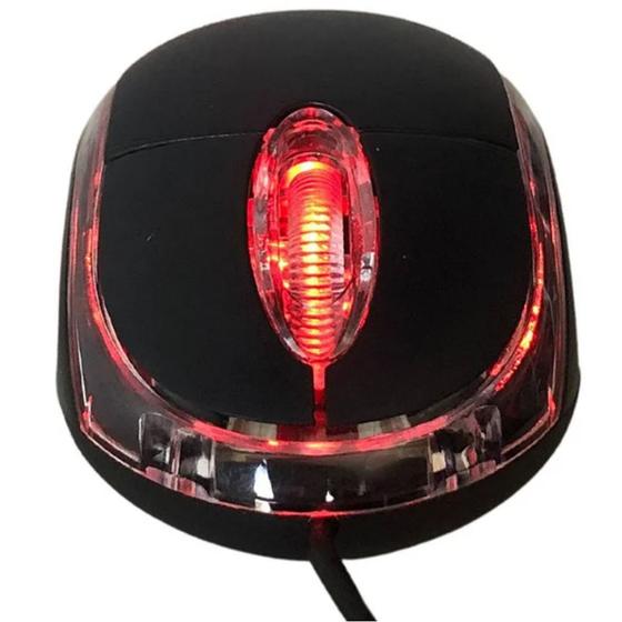 Imagem de Mouse com fio USB optico 3.0 resolução 1600DPI LED
